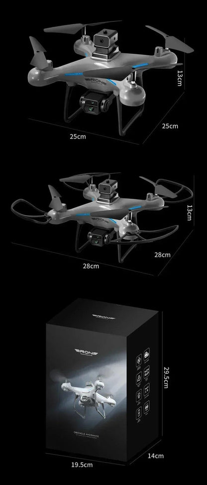 KY102 Drone Professional 8K HD Dual Camera Aerial 360 Obstacle Avoidance Optical Flow Four-Axis RC Aerocraft Drone 2024 New Toy - petguardiansupplies