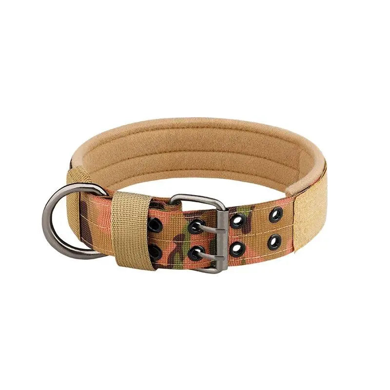 Adjustable and Durable Nylon Tactical Pet Dog Collar ,Suitable for Medium and Large Dogs - petguardiansupplies