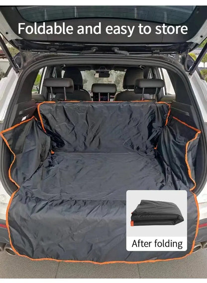 SUV Cargo Liner for Dogs, Waterproof Pet Cargo Cover Dog Seat Cover Mat for SUVs Sedans Vans - petguardiansupplies