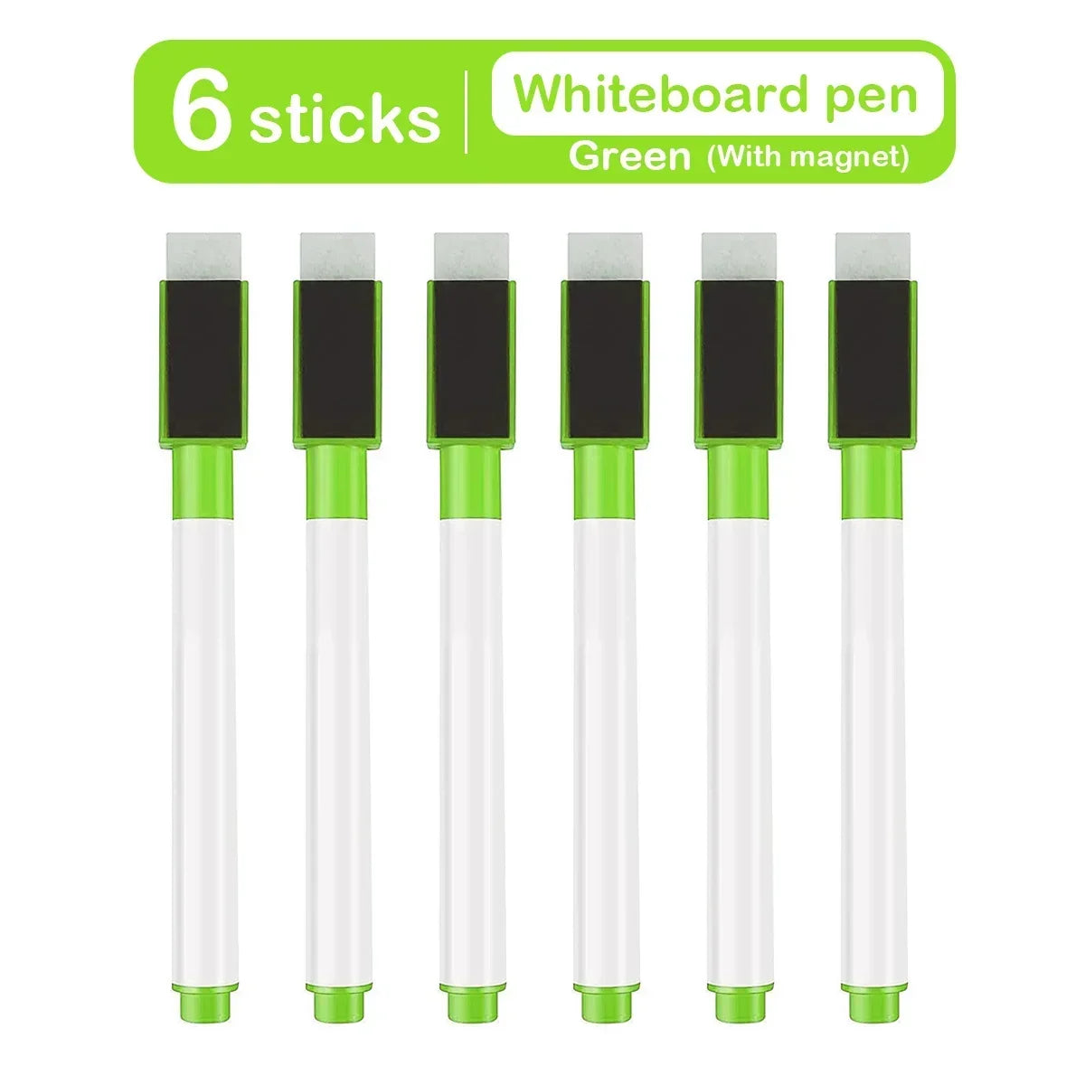 Magnetic Erasable Whiteboard Pen Color Options Blackboard Note Numbering Stationery Office Teaching Supplies for Classroom Use - petguardiansupplies