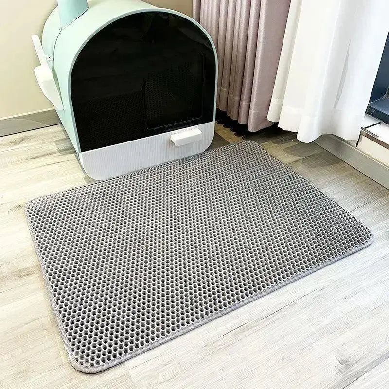 Cat Litter Mat Pet Toilet Waterproof Double Layer Pet Litter Box Mat Nonslip Sand Cat Washable Mat Clean Pad Pet Clean Supplies - petguardiansupplies