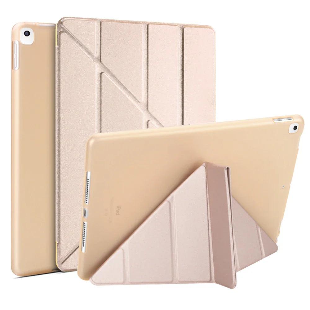 For iPad 10th 2022 Case 10.2 8th 9th 7th 2018 6th Generation Leather Case For iPad 2 3 4 Air 3 10.9 2 1 Mini 4 5 6 Silicon Cover - petguardiansupplies