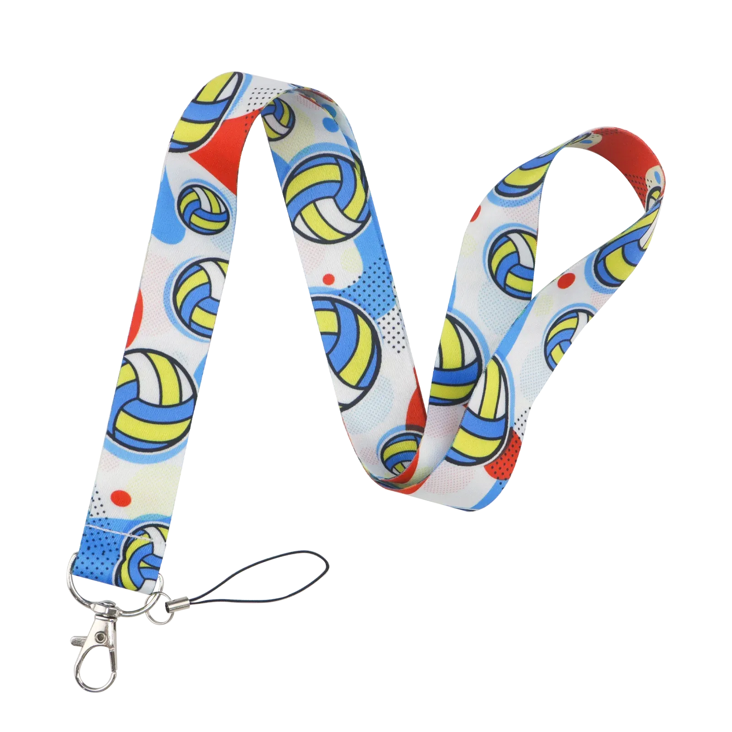 Volleyball Neck Strap Lanyards For Keychain Badge Holder ID Credit Card Pass Hang Rope CellPhone Charm Accessories Gifts - petguardiansupplies