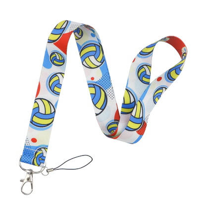 Volleyball Neck Strap Lanyards For Keychain Badge Holder ID Credit Card Pass Hang Rope CellPhone Charm Accessories Gifts - petguardiansupplies