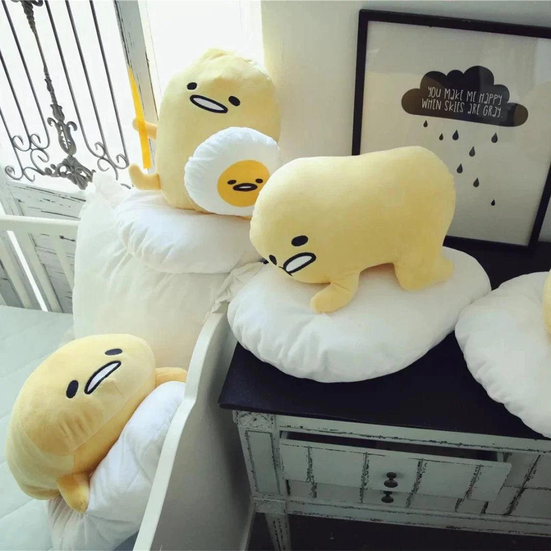 Cute Gudetama Plush Toy - Soft Cuddly Stuffed Hug Doll Plushies - petguardiansupplies