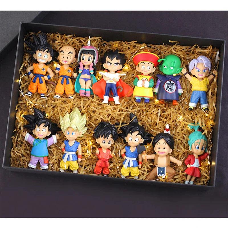 Dragon Ball Z Super Saiyan Son Goku Anime Figure Son Gohan Vegeta Broly Piccolo Majin Buu Set Action Figurine Model Gifts Toy - petguardiansupplies