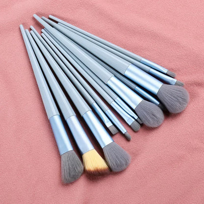 Cosmetic Makeup Brushes Set 13 PCS for Women Soft Beauty Tools for Eye Shadow Foundation Blush with Bag - petguardiansupplies