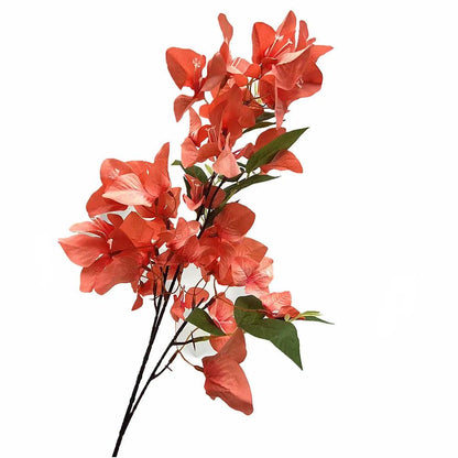 New Arrival 6pcs Silk Bougainvillea Glabra Artificial 3 Forks Bougainvillea Spectabilis Flower Branches - petguardiansupplies