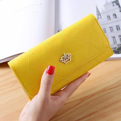 New Large Capacity Women's Wallet Fashionable Long Leather Clutch Bag Mobile Phone Bag Student Coin Purse Handheld Card Holder - petguardiansupplies