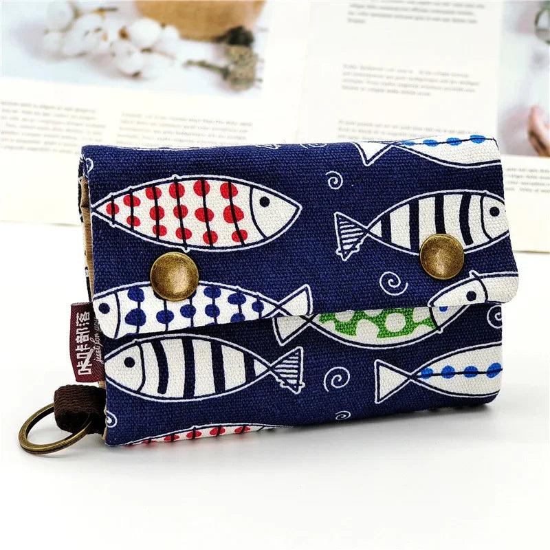 New Style Canvas Wallet For Men Women Coin Purse Card Holder Foreign Trade Goods One Piece Delivery - petguardiansupplies