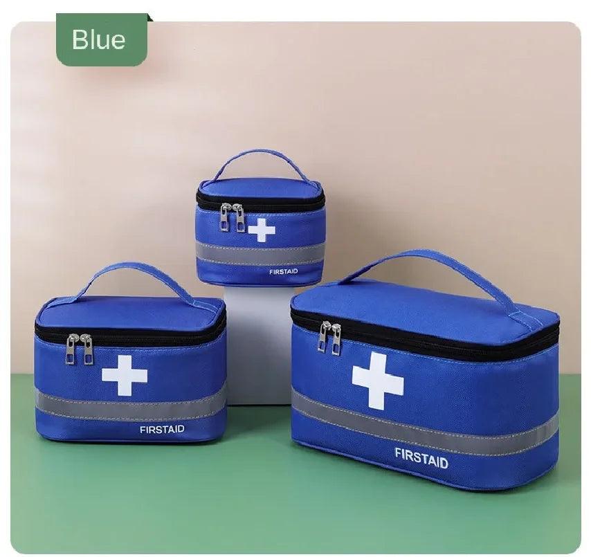 First Aid Kit Medicine Storage Bag Portable Outdoor Rescue Bag Household Children's Large Capacity Medical Kit Storage Organizer - petguardiansupplies