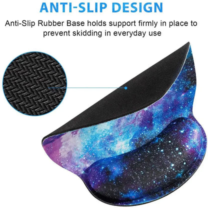 Silicone Wrist Rest Mouse Pad Ergonomic Hand Support Non Slip Gaming Mice Mat Soft Mousepad For Desktop PC Laptop Computer - petguardiansupplies