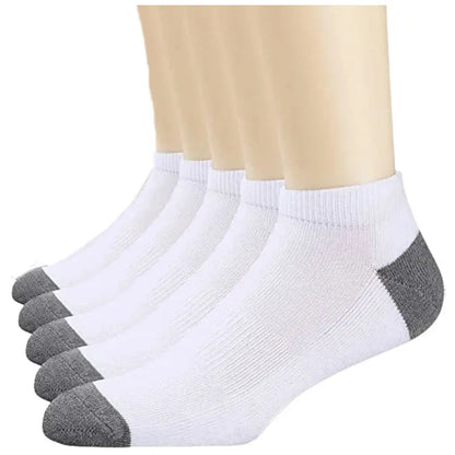 5Pairs Breathable Cotton Sports Stockings Men Bamboo Fiber Autumn and Winter Men Socks Sweat Absorption Deodorant Business Sox - petguardiansupplies