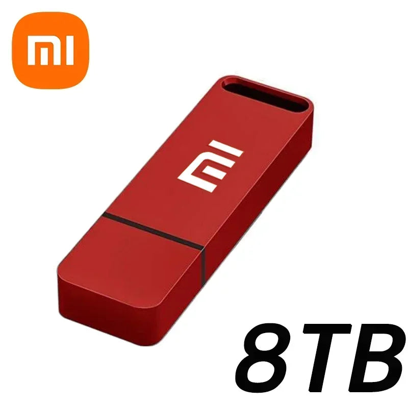 Xiaomi 16TB Flash Drive USB3.2 High Speed Transfer Metal Type C U Flash SSD Portable Mini Flash Drive Memory Waterproof U Drive - petguardiansupplies