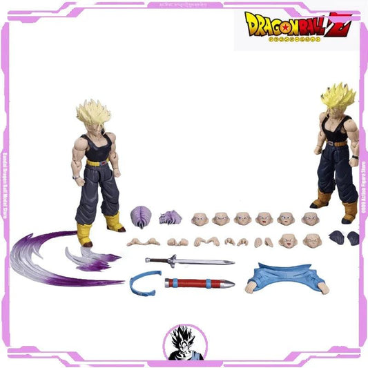 Tonsenarttoys Dragon Ball SHF Trunks Super Saiyan SSJ SSJ2 Majin Buu Kid Buutenks Accessories Anime Action Figures Gift Toys - petguardiansupplies