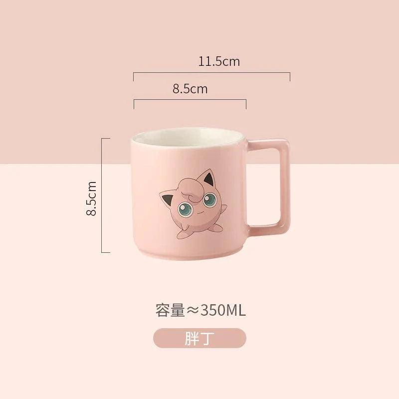 Pokemon Mug Pikachu Charmander Squirtle Psyduck Cartoon Children Creative Water Cup Cute Ceramic Tableware Birthday Gifts - petguardiansupplies