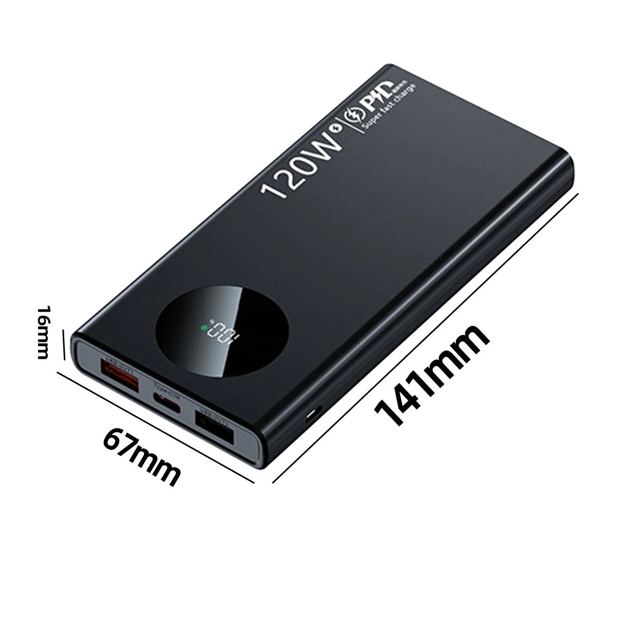 Power Bank Pack Fast Charger 20000mAh 2 USB External Battery For Mobile Phone - petguardiansupplies