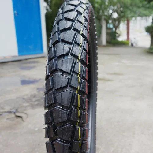 Off road motorcycle tires, front 80/100-19, rear 120/90-16, turtle back large pattern inner and outer tires - petguardiansupplies