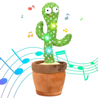 Birthday Present Dancing Cactus Electron Plush Toy Soft Plush Doll Babies Cactus That Can Sing And Dance Voice Interactive Bled - petguardiansupplies