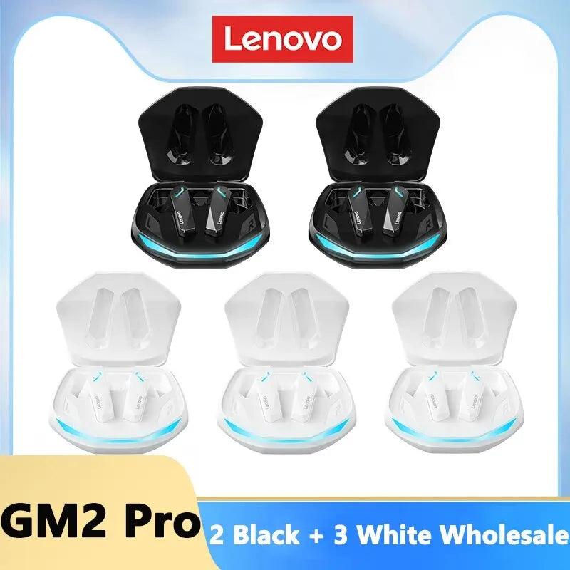 Lenovo GM2 Pro Bluetooth 5.3 Earphones Sports Headset Wireless In-Ear Gaming Low Latency Dual Mode Music Headphones New - petguardiansupplies