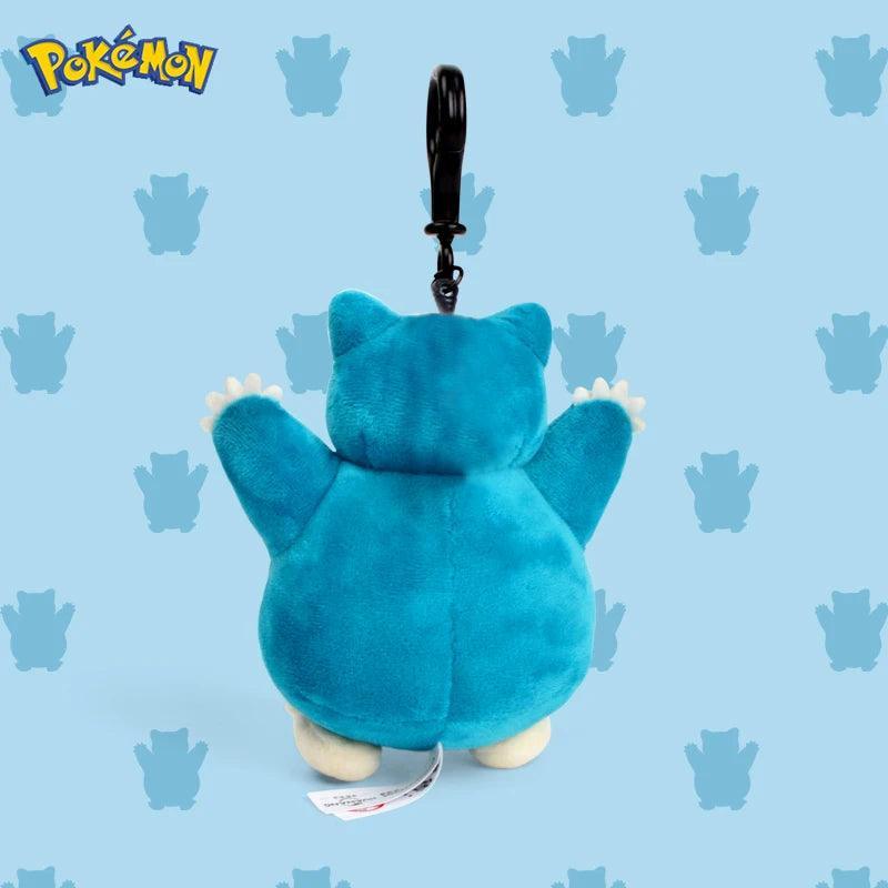 Genuine Animal Pokemon Series Pikachu Snorlax Kawaii Plush Toys Cute Pendant Keyring Keychain Birthday Party Gifts For Kid Boy - petguardiansupplies