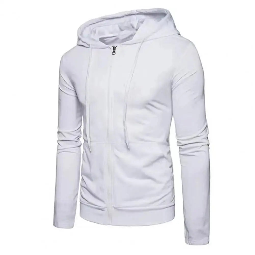 Autumn Men Sweatshirts Long Sleeve Jacket Hoodie Zipper Closure Jacket Male Hoodies Sweatshirt Slim Fit Male Clothing - petguardiansupplies