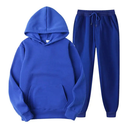 2022 Autumn And Winter Fashion Brand Men Tracksuit New Men's Hoodies + Sweatpants Two Piece Suit Hooded Casual Sets Male Clothes - petguardiansupplies