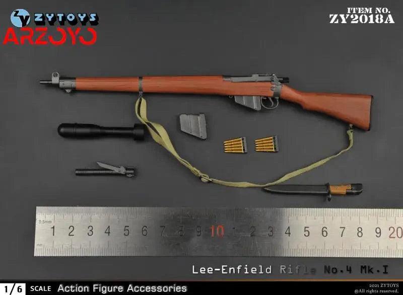 ZYTOYS ZY2015-ZY2019 1/6 Sniper Rifle 98K Type 99 M1 Garand NO4MKI M1891 Gun Model Scene Props Fit 12'' Soldier Action Figure - petguardiansupplies