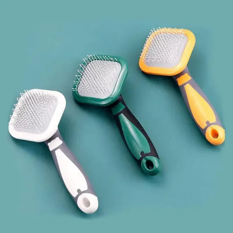 Pet Grooming Self Cleaning Slicker Brush for Small Medium Dogs Cats - petguardiansupplies