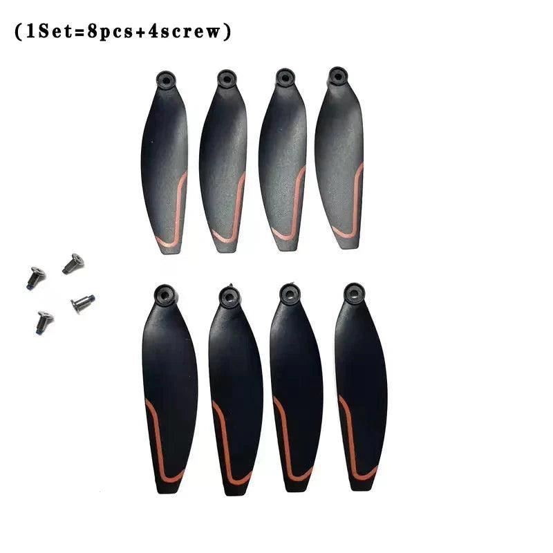 S1S Front Rear Arm S1S Propeller Blade S1S Spare Parts RC Dron Accessories Drone Replacement Accessories Black - petguardiansupplies