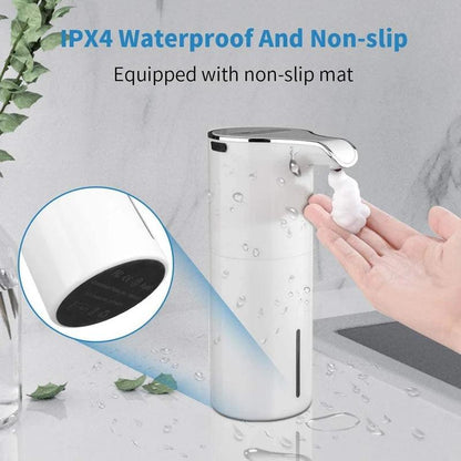 NEW 450Ml Automatic Soap Dispenser Touchless Foaming Soap Dispenser Rechargeable Waterproof Foam Soap Pump Dispenser - petguardiansupplies