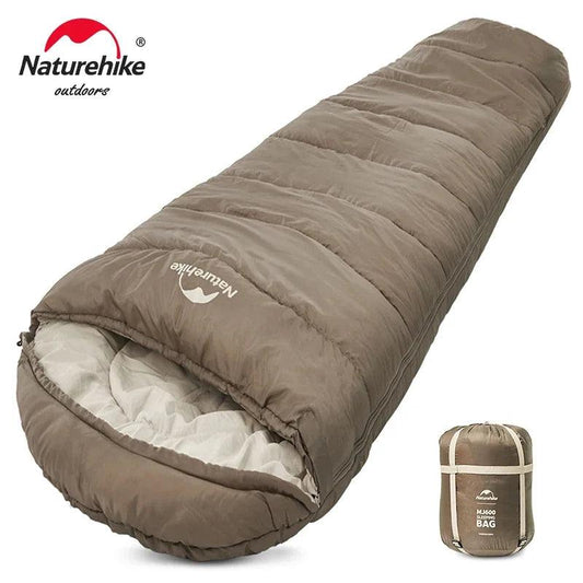 Naturehike Sleeping Bag MJ300 -1℃ Lightweight MJ600 -12℃ Mummy Sleeping Bag Outdoor Camping Cotton Winter Sleeping Bag - petguardiansupplies