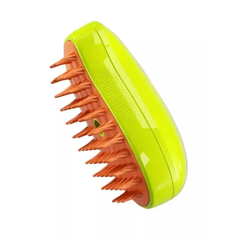 Pet Hair Removal Brush Cat Dog Electric Spray Massage Comb One-click Spray Anti-Flying Massage Bath Silicone Comb - petguardiansupplies