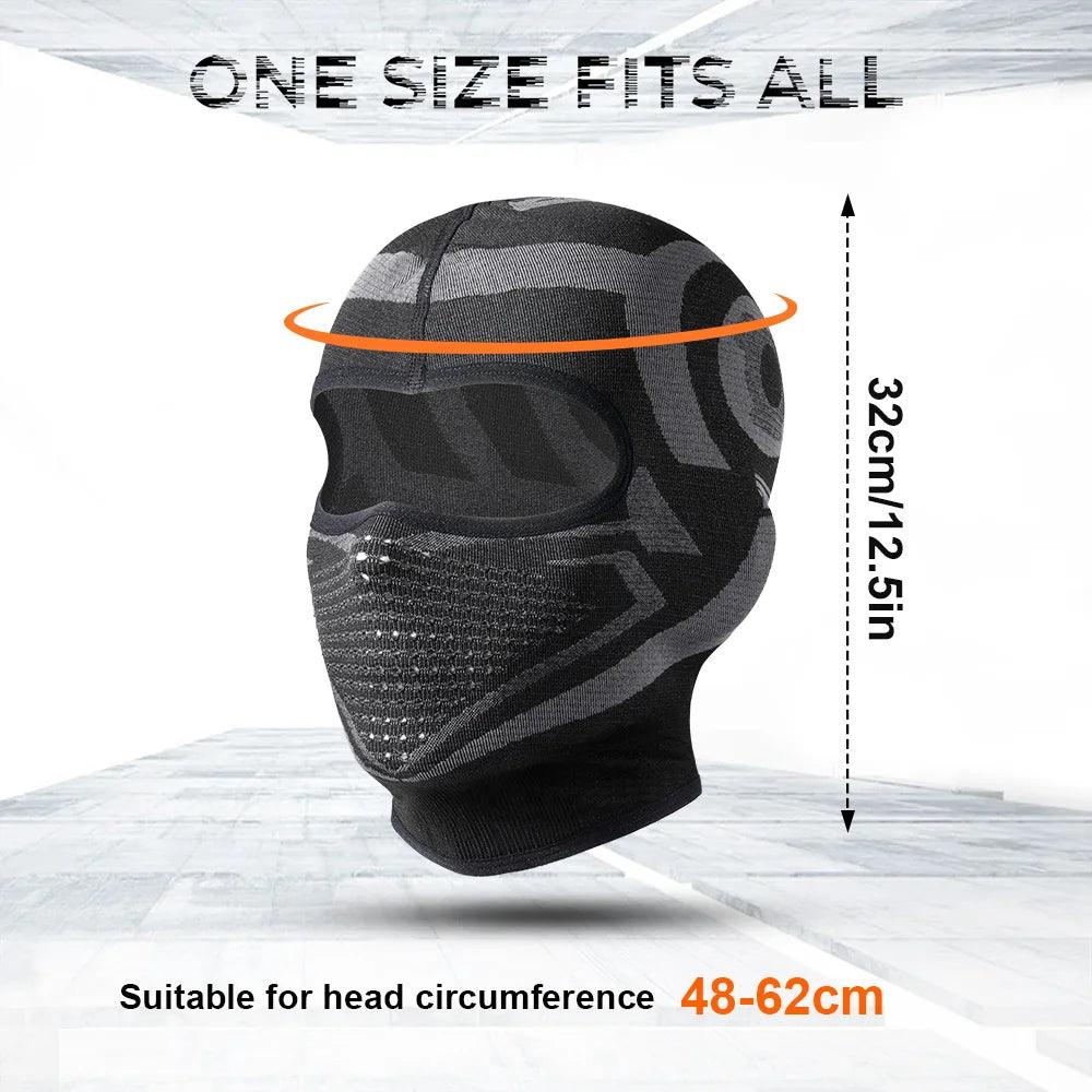 Outdoor Cycling Balaclava Full Face Mask Winter Hat Breathable Windproof Sport Hiking MTB Bike Motorcycle Helmet Liner Men Women - petguardiansupplies