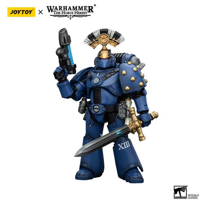 [IN STOCK] JOYTOY Warhammer 40K 1/18 Action Figures Ultramarines MK VI Tactical Squad Chainblade Power Sword Sergeant Model Toy - petguardiansupplies