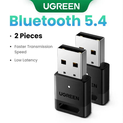 UGREEN USB Bluetooth 5.3 5.4 Dongle Adapter for PC Speaker Wireless Mouse Keyboard Music Audio Receiver Transmitter Bluetooth - petguardiansupplies