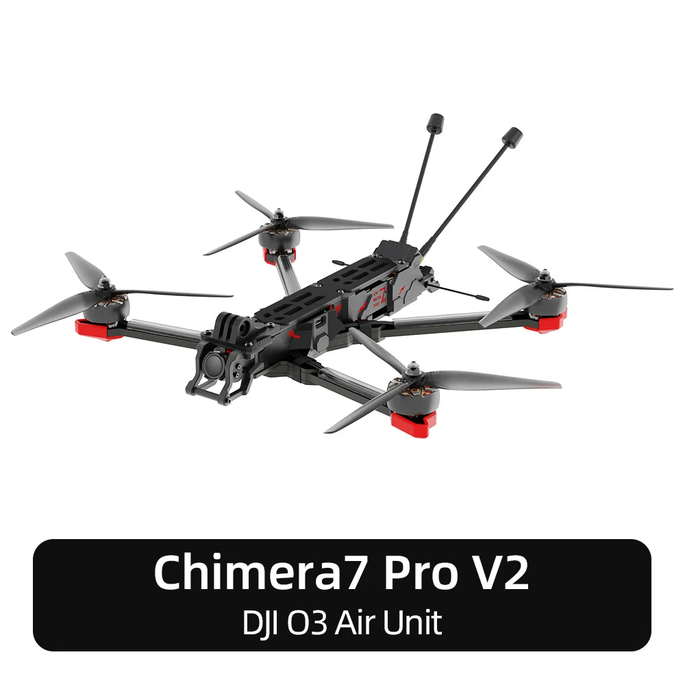 iFlight Chimera7 Pro V2 HD 7.5inch 6S Drone BNF with BLITZ F7 55A Stack / O3 Air Unit / XING2 2809 1250KV motor / GPS for FPV - petguardiansupplies