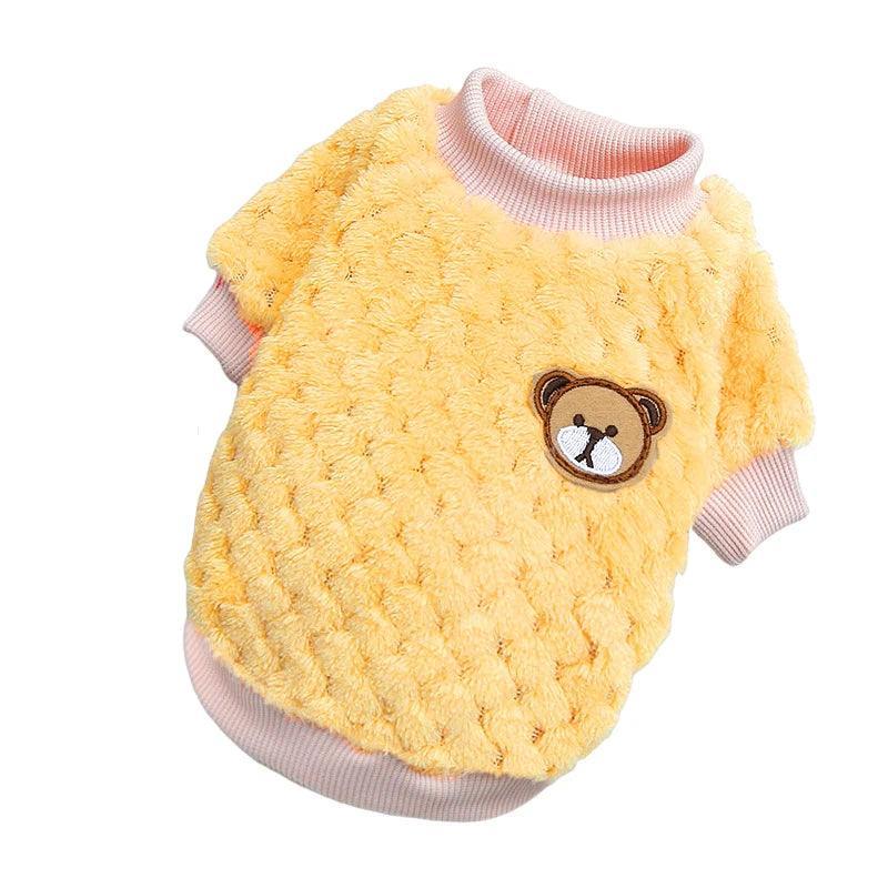 Winter Warm Pet Clothes for Small Dogs Puppy Cat Pullover Soft Fleece Chihuahua Vest French Bulldog Costume Yorkie Pug Jacket - petguardiansupplies