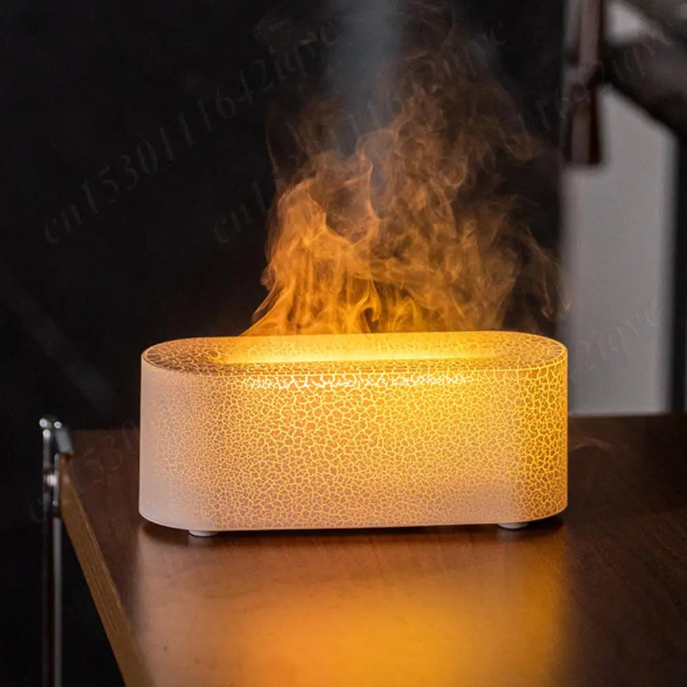 Aroma Humidifier Flame Essential Oil Diffuser USB 7 Colours - petguardiansupplies