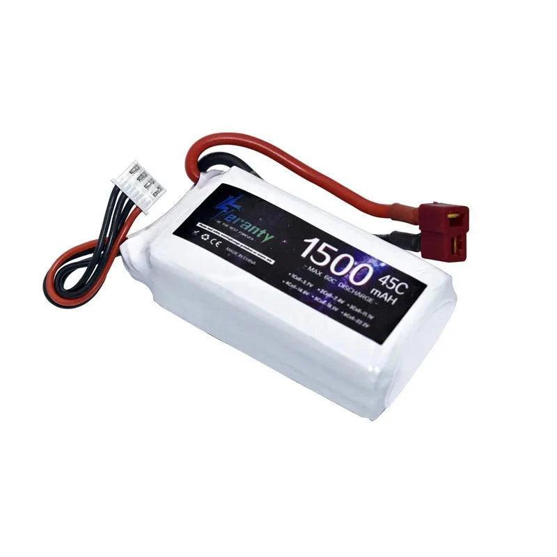 3S 11.1v 1500mAh LiPo Battery for Rc Car Helicopter Airplane 11.1 v Rechargeable Lipo Battery T/XT60/JST Plug For WLtoys V950 - petguardiansupplies