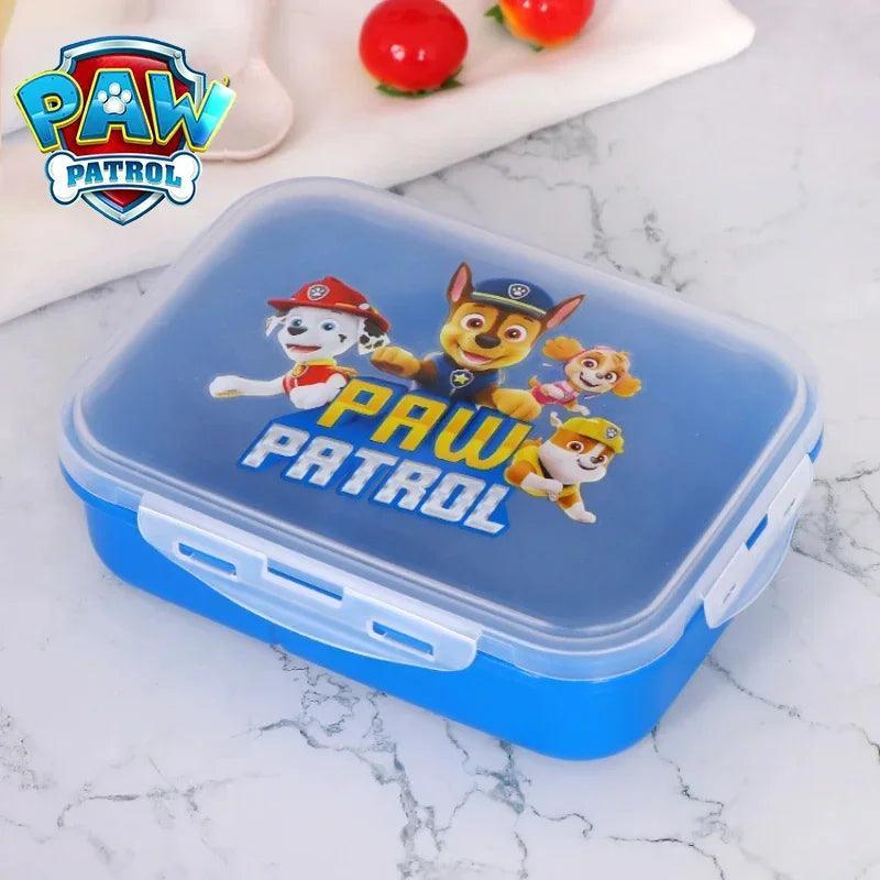 Paw Patrols Microwave Lunch Box Wheat Straw Dinnerware Food Storage Container Kids School Office Portable Bento Lunch Bag Gift - petguardiansupplies