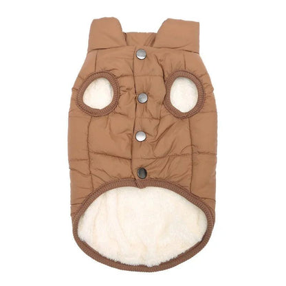 Pet Dog Vest Jacket Autumn Winter Warm Fleece Dog Coat Clothes For Small Medium Large Dogs Chihuahua French Bulldog Pug Clothing - petguardiansupplies