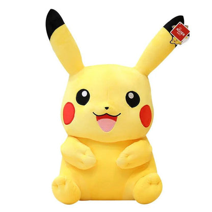 Pokemon Kawaii Pikachu Cute Stuffed Toys Cartoon Plush Dolls Anime Throw Pillow Birthday Christmas Gift For Kids Friends Boys - petguardiansupplies