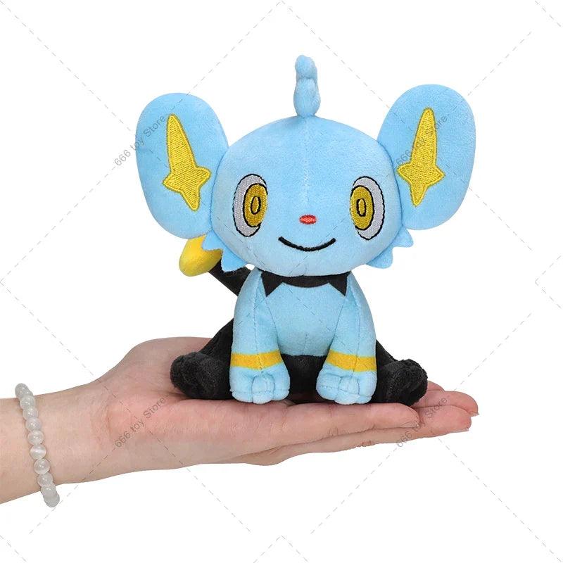 2 Styles Pokemon Plush Shinx Shiny Shinx Blue Yellow Animal Stuffed Toy Cartoon Peluche Dolls Christmas Gift Soft Stuffed Dolls - petguardiansupplies