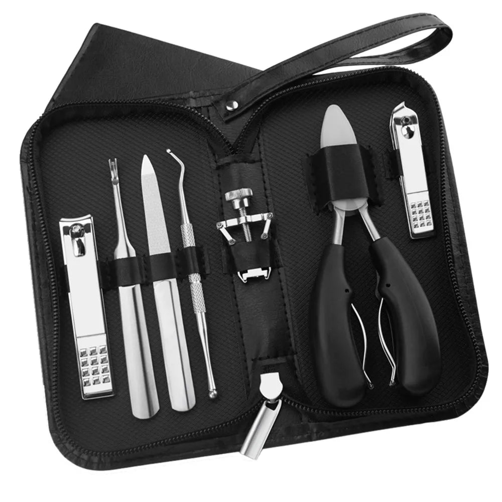 Ingrown Toenail Removal Kit 7PCS Foot Care Tool Nail Treatment Pedicure Clippers for Ingrown Toenail Lifter - petguardiansupplies