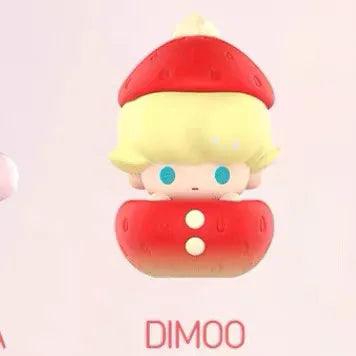 POPBean Strawberry Series Dimoo Skullpanda Pucky Molly Crybaby Sweet Bean Zsiga Labubu Pino Crybaby Action Figure Doll Toys - petguardiansupplies