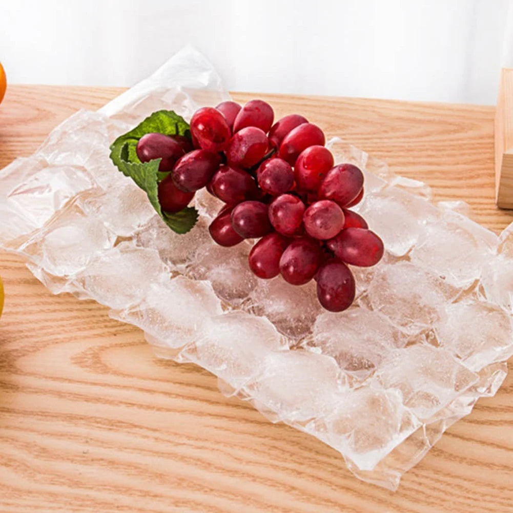 10-100pcs Disposable Ice Cube Bags Transparent Ice Mould Bags Kitchen Self-Sealing Ice Cube Maker Fast Freezing Ice-Making Bag - petguardiansupplies