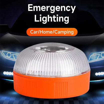 Led Car Emergency Light Flashlight Magnetic Induction Strobe Road Accident Lamp Beacon Safety Accessory - petguardiansupplies