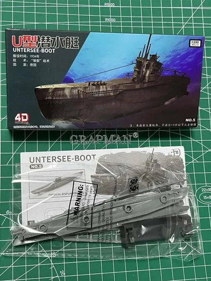 4D Assembled Ship Model Liaoning Battleship Modern Class Battleship Aircraft Carrier Model Military Warship Model Toy - petguardiansupplies