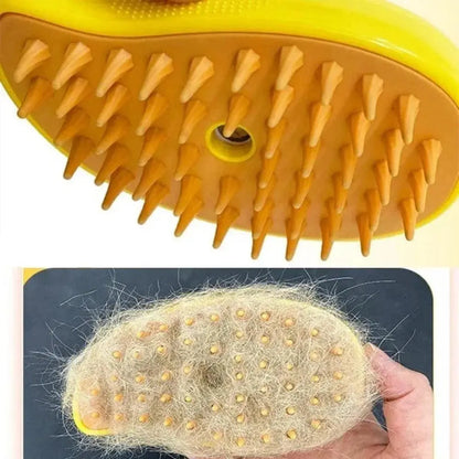 Cat Dog Steam Brush Electric Spray Water Spray Kitten Pet Comb Soft Silicone Depilation Cats Bath Hair Brush Grooming Supplies - petguardiansupplies